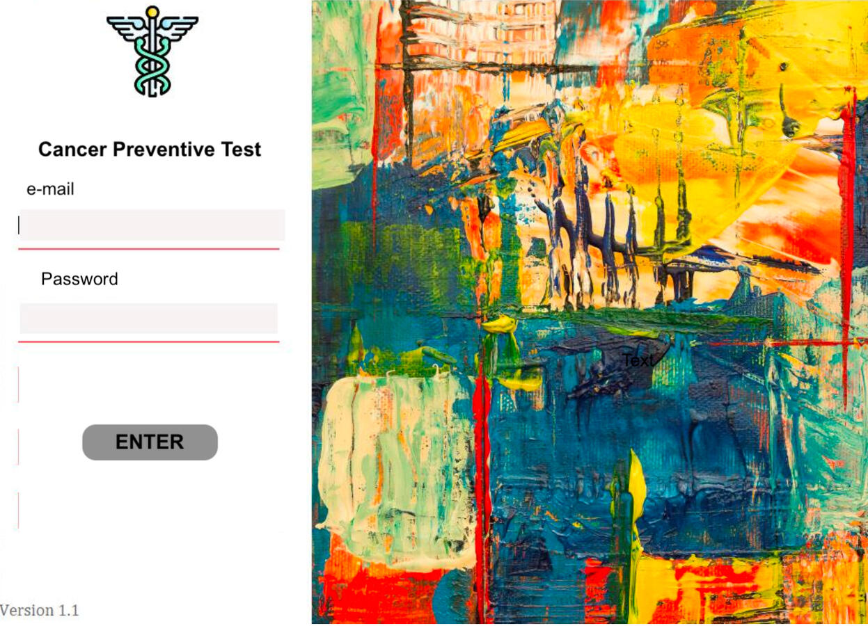 Cancer Case Study Screen shot