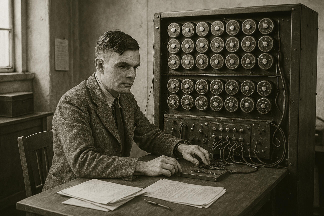 Alang Turing AI image created